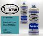 Preview: Chevrolet, Medium Maui Blue Metallic, 23 / WA9184: 400ml Sprühdose + 400ml Klarlack - Set, von ATW Autoteile West.